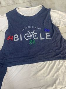 🚴‍♀️ Casual Top With Detachable Inner 🚴‍♀️