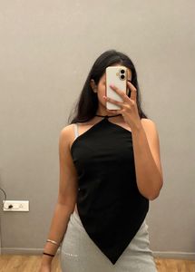 Black Halter Top