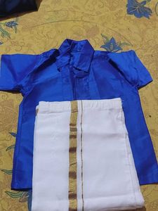 South Indian Shirt Dothi Set