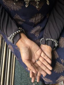 Oxidised Stone belt&amp;haathphool