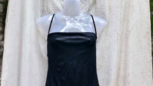 I. Black Slip Dress