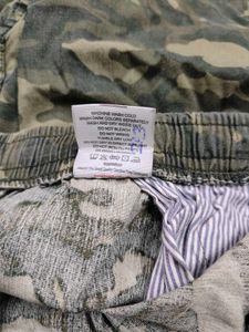 Camo Print Casual Pants