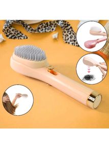 Self Cleaning And Static Massage Comb
