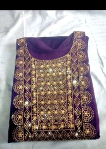 Purple Embroidered Salwar Kameez Suit