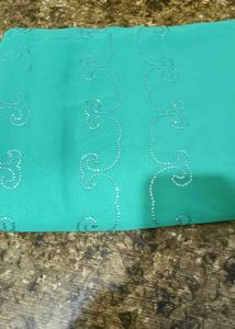 Green Embellished Dupatta