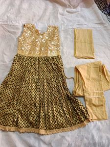 Sequin Churidar Set