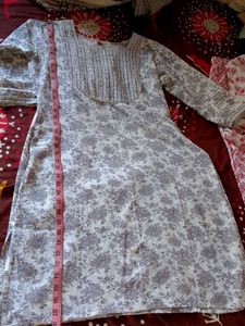 Floral Print Kurta Set with Dupatta