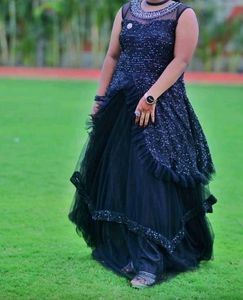 Elegant Black Party Gown best for wedding