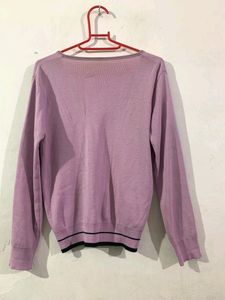 Pink Woolen Cardigan (Women)