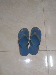 Blue Flip Flops