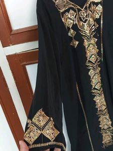 Black Abaya Strecheble