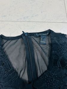 Black Mesh Bodysuit