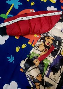 Colorful Graphic Print Jacket