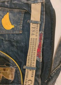 Vintage Patchwork Denim Shoulder Bag
