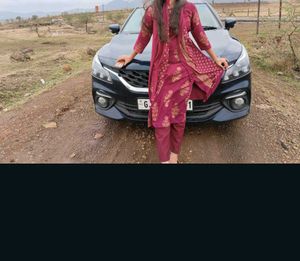 Maroon Printed Kurta Set