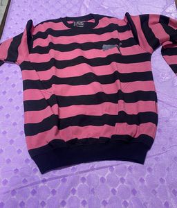 Pink Zebra Top Sweatshirt