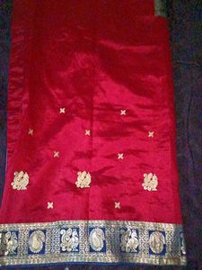Reddish maroon ♥️ Silk Saree🥻