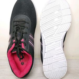 Campus Black And Pink Shoes