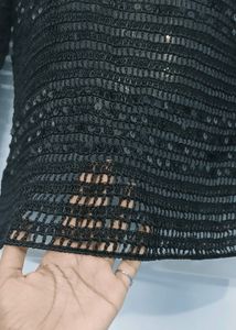 Black Net Top