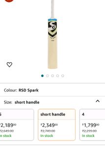 ✅☑️SG Cricket Bat For Leather Ball