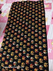 Elephant Print Fabric 2.10 Mtr.,pure Cotton