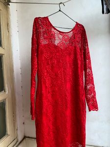 Red Lace Dress