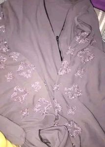 Elegant Lavender Dubai Abaya Burkha Hijab girls du