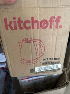 Kitchoff Red Kettle Fancy Unused
