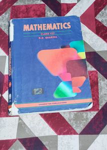 Maths Textbook Of Class 7th - Rd Sharma