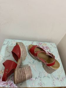 Red Block Sandals❤️