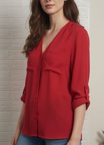 Forever 21 Red Blouse - Contemporary Style