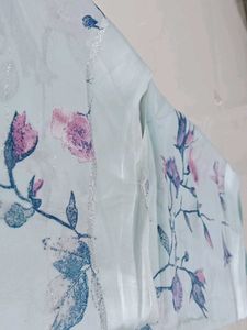 Floral Print Saree with Blouse