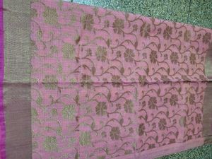 Dhaka Cotton Saree With Kadi Zari Border