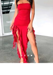 Ruffled Bodycon Dress