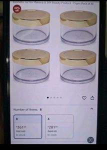 Get 15 Empty Containers