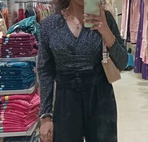 Sparkly Long Sleeve Top