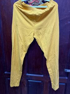 Mustard Yellow Ankle Length Leggings