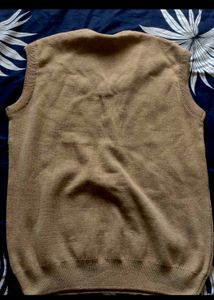 Beige Korean Sweater Vest
