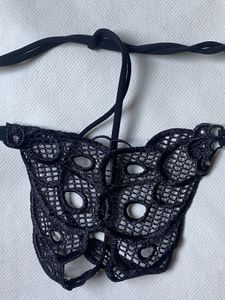 Lace Detail Thong