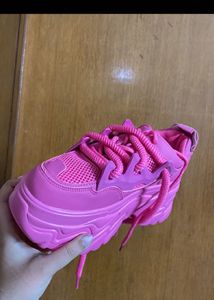 Size 38 Fushia Pink Sneakers