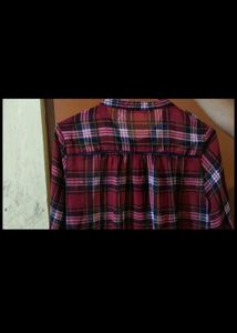 Red Plaid Top