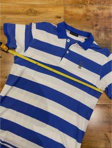 Striped Blue Polo Shirt