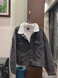 Denim Sherpa Jacket