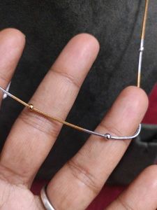 Elegant Two-Tone beads Chain