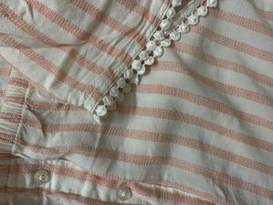 White Pink Top