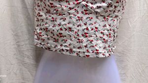 ZAFUL CUTE FLORAL TOP