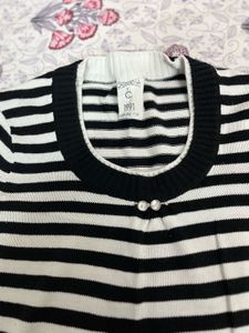Black and white, beautiful sweater