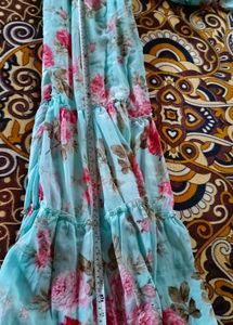 Floral Crop Top &amp; Palazzo Set