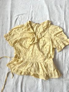 Wrap Broderie Top