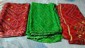 Fix Rate 3 Daily Wear Bandhani Sari